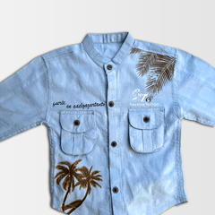 3 Pcs Boy Casual Set with shirt inner & Pants