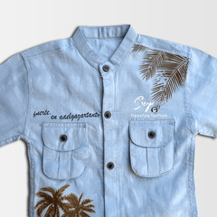 3 Pcs Boy Casual Set with shirt inner & Pants