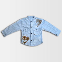 3 Pcs Boy Casual Set with shirt inner & Pants