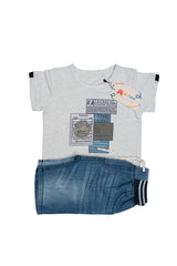 Round neck T Shirt & Shorts