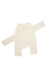 Net Frock with inner full sleeves & Pajama/ Purple