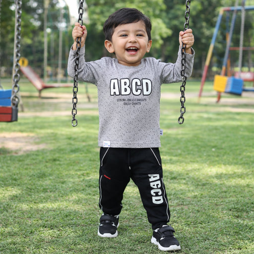 Casual Round Neck T Shirt & Trouser