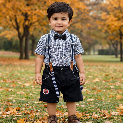 2 Pcs Romper Style short sleeves with suspender