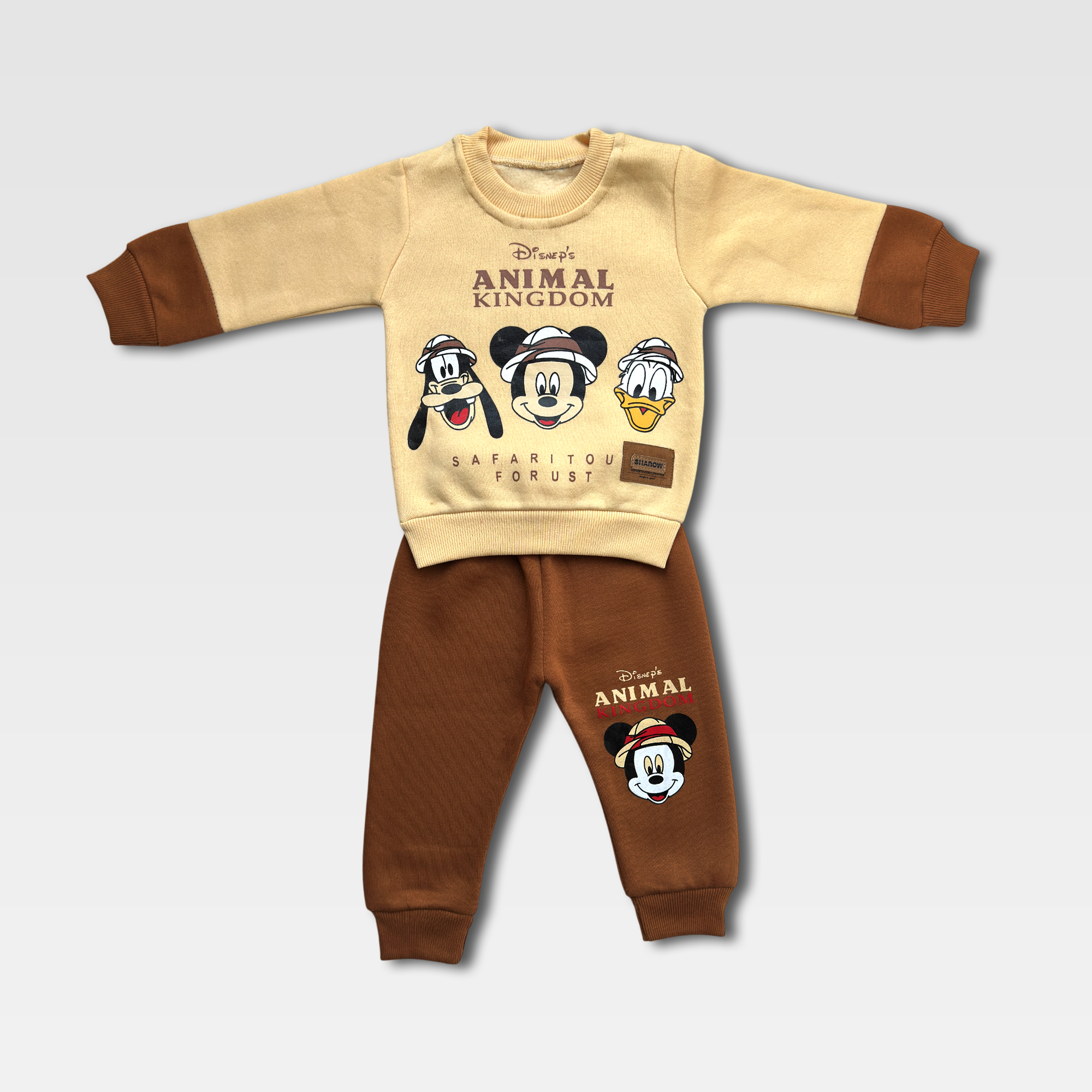 Fleece fabric 2 peace Boy Suit