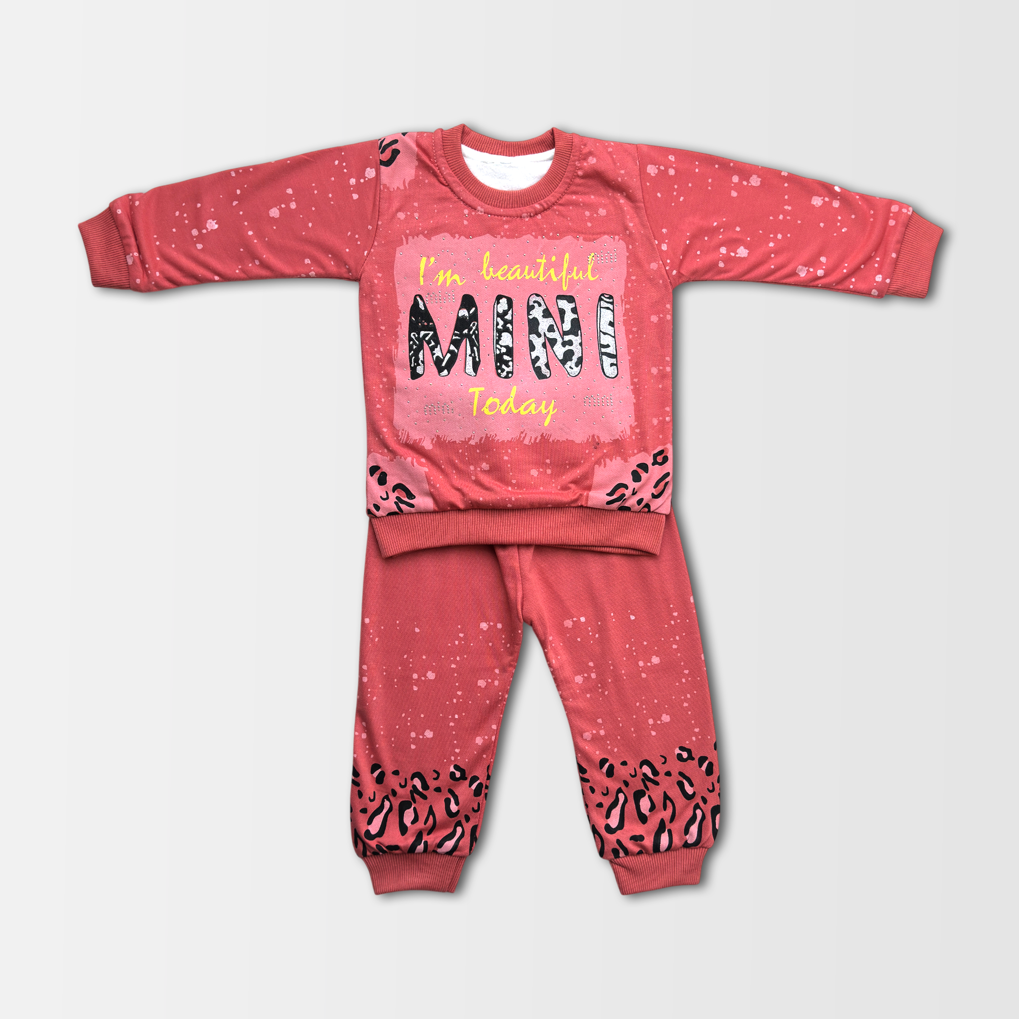 Fleece fabric 2 peace Girl Suit