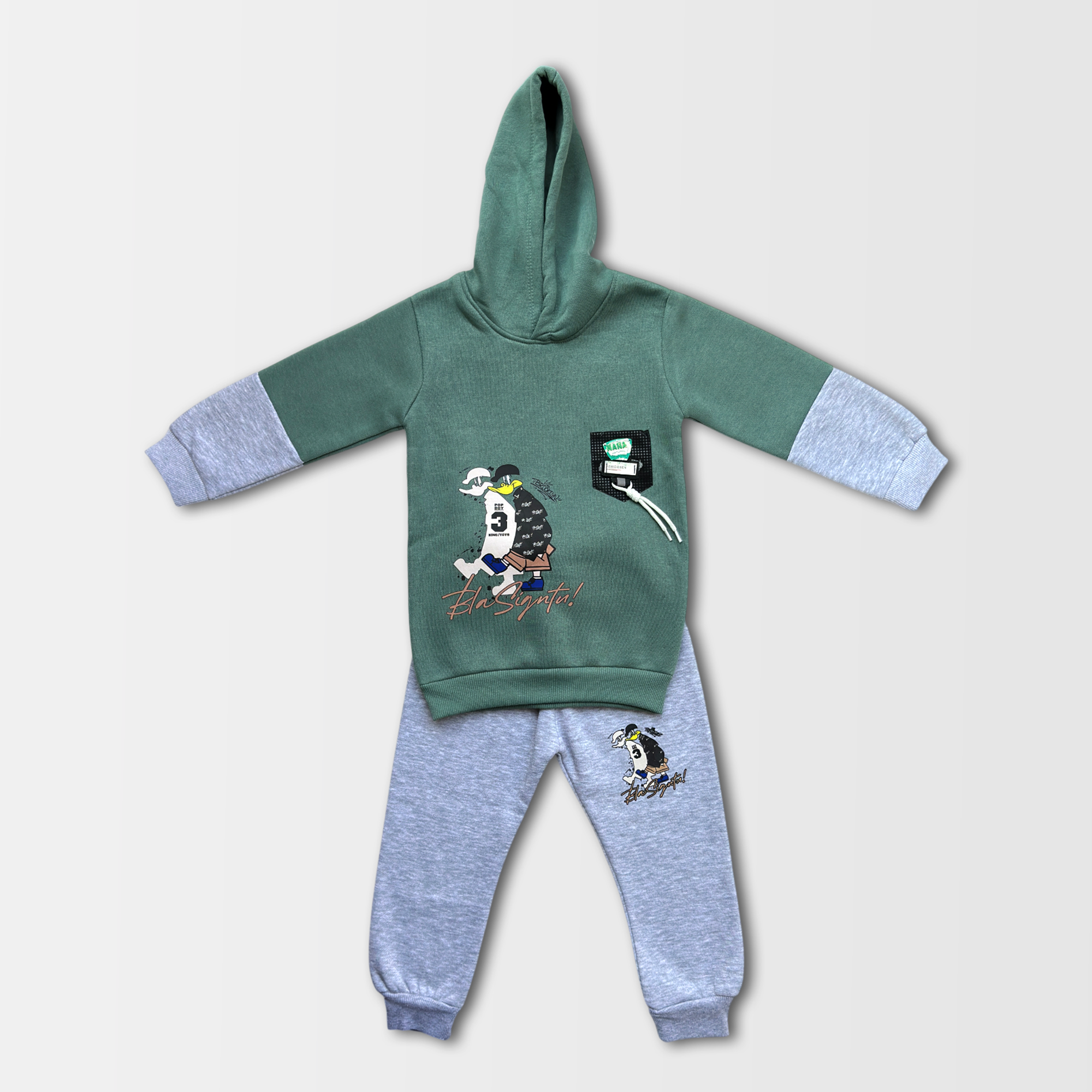 2 Pcs Hoddie & Trouser Boy Set