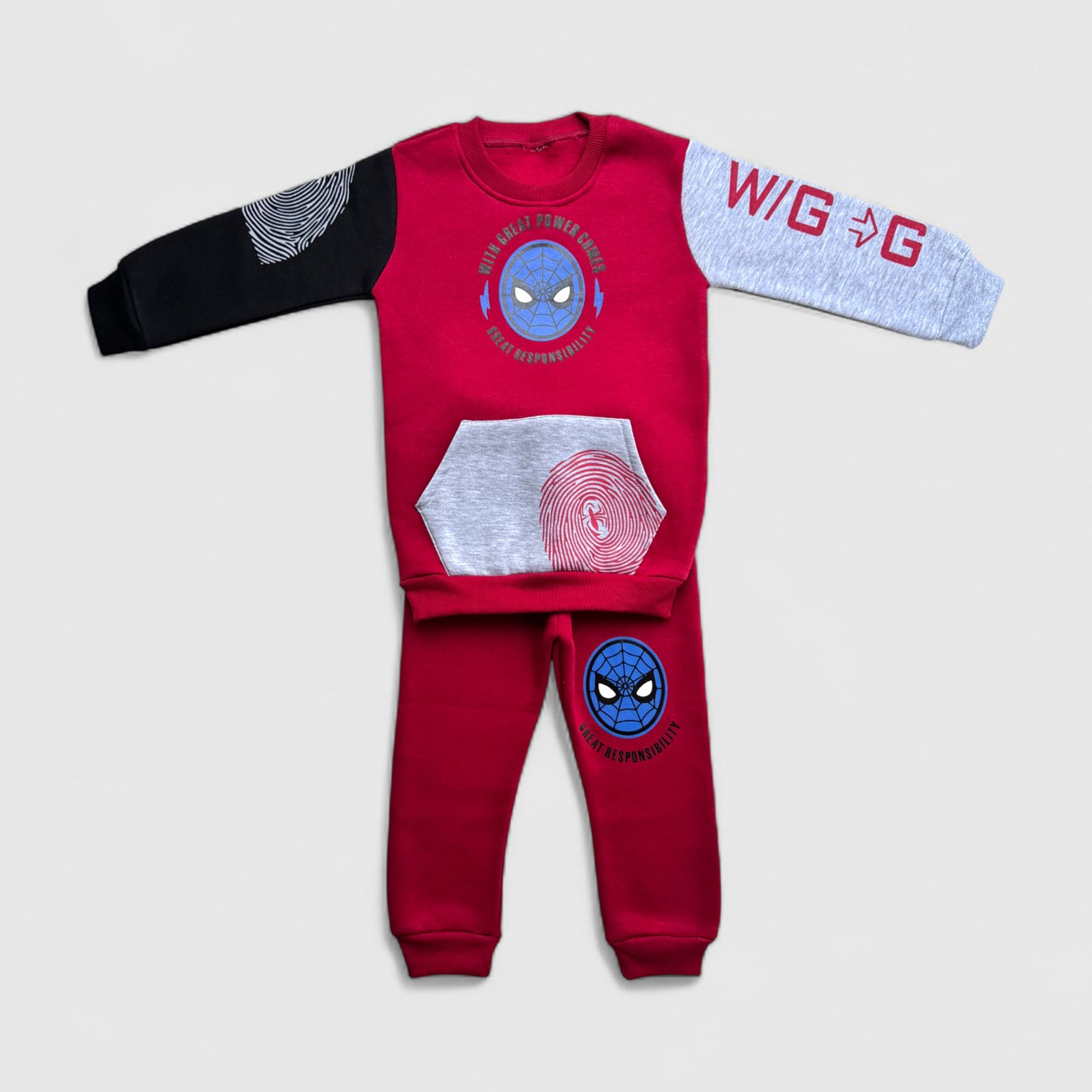 Warm Fleece 2 peace Boy Suit