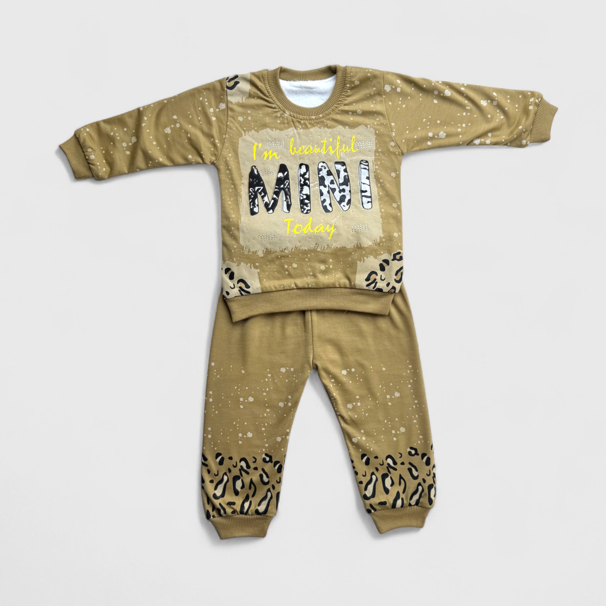 Fleece fabric 2 peace Girl Suit