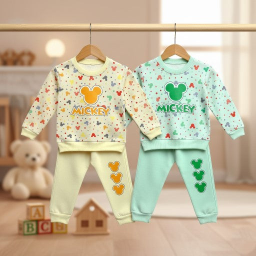 2 Pcs Casual Warm Fleece UniSex Set