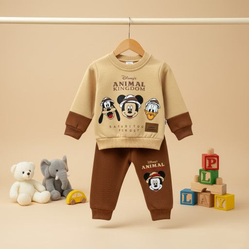 Fleece fabric 2 peace Boy Suit