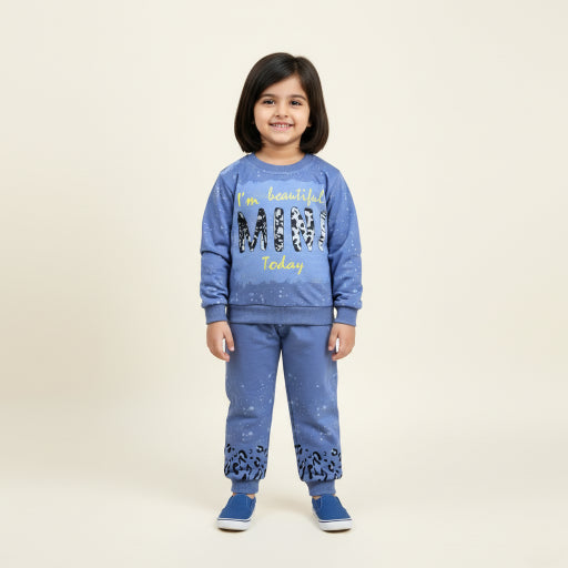 Fleece fabric 2 peace Girl Suit