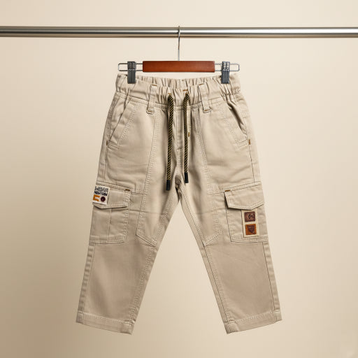 casual cargo-style trousers for boys