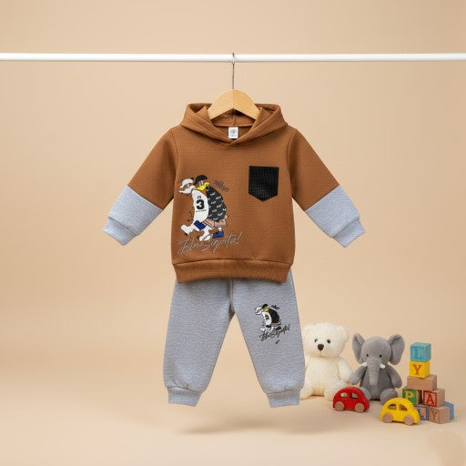 Warm Fleece 2 peace Boy Suit