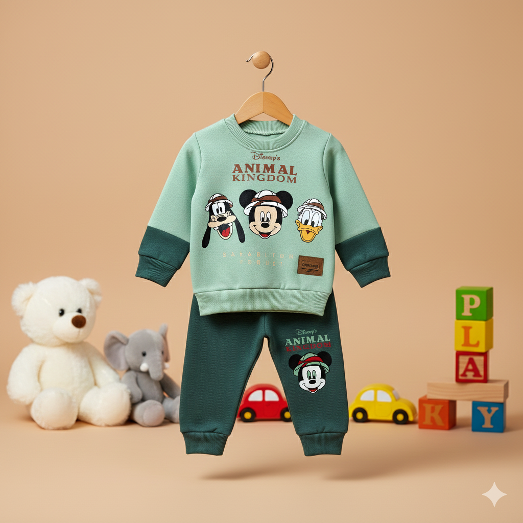 Warm Fleece 2 peace Boy Suit