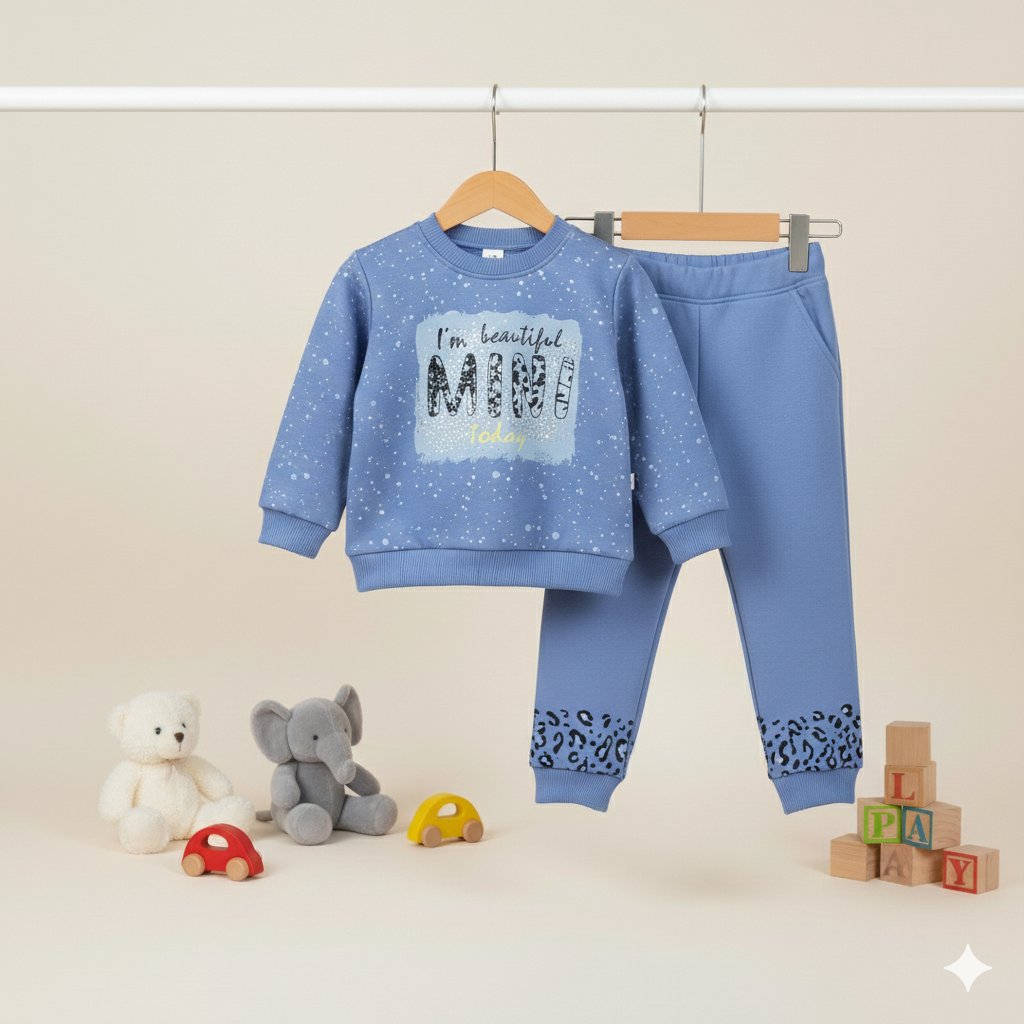 Fleece fabric 2 peace Girl Suit