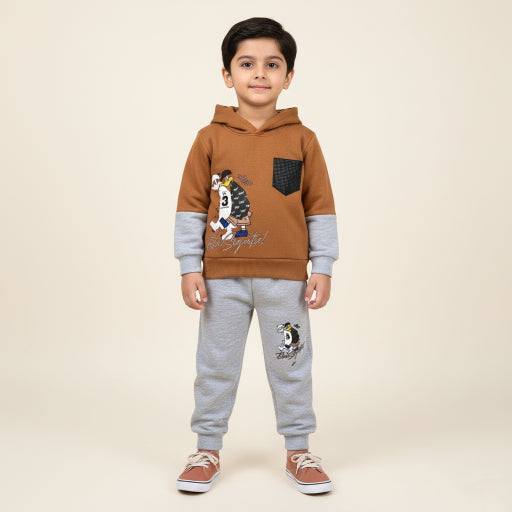 Warm Fleece 2 peace Boy Suit