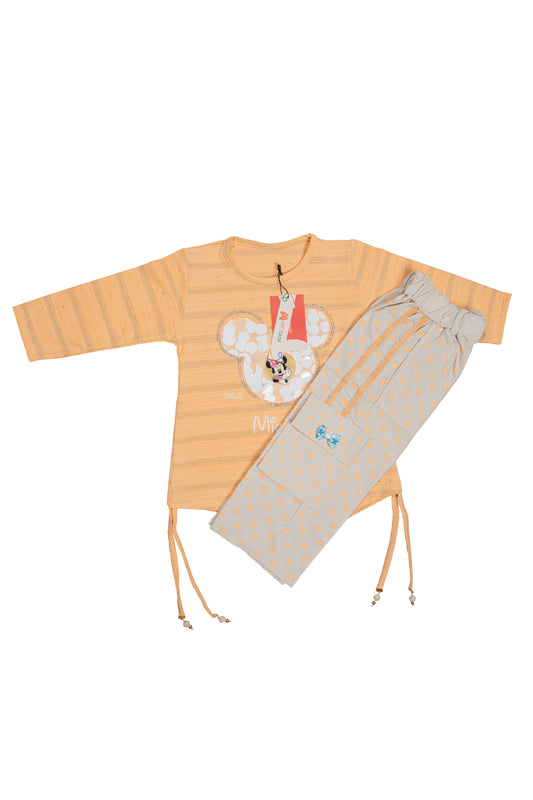 Golden Mustard Shirt with Light Gray Trouser