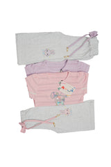 Light Pink casual outfit set for Girls