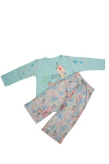 Light Pastel Blue Shirt with Wide Leg Trouser